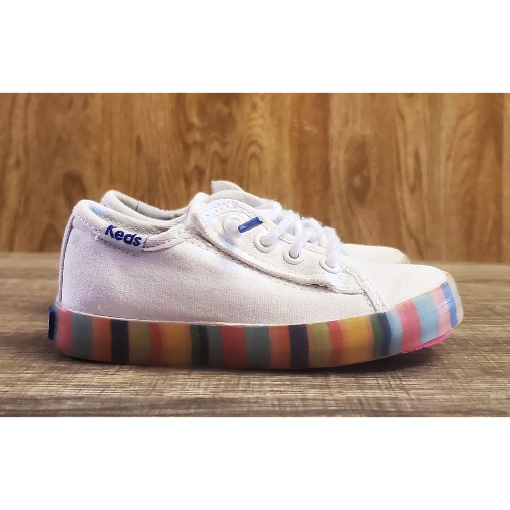 Keds Kickstart Seasonal Jr Sneakers Toddler Size 6 White‎
